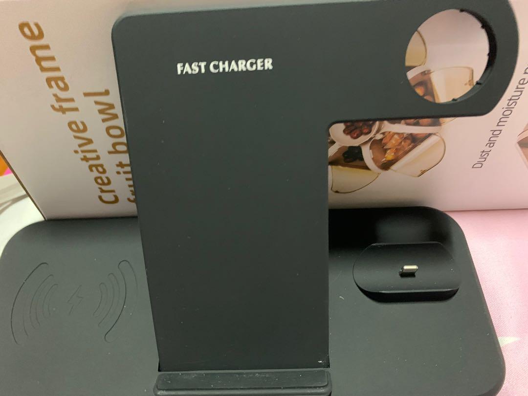 4 in 1 Wireless Fast Charger  - fast charge function406102483225159681