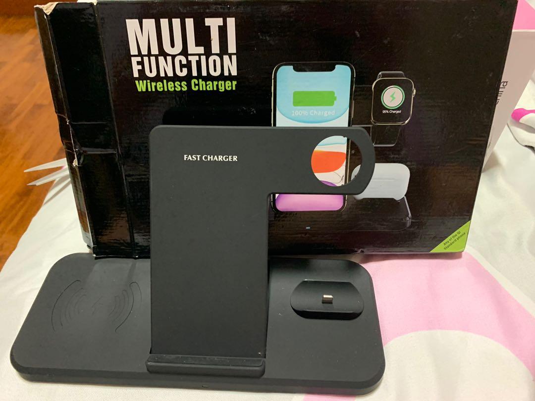 4 in 1 Wireless Fast Charger  - fast charge function406102483225159680