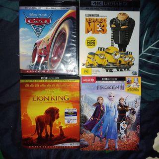 4k blu ray movies