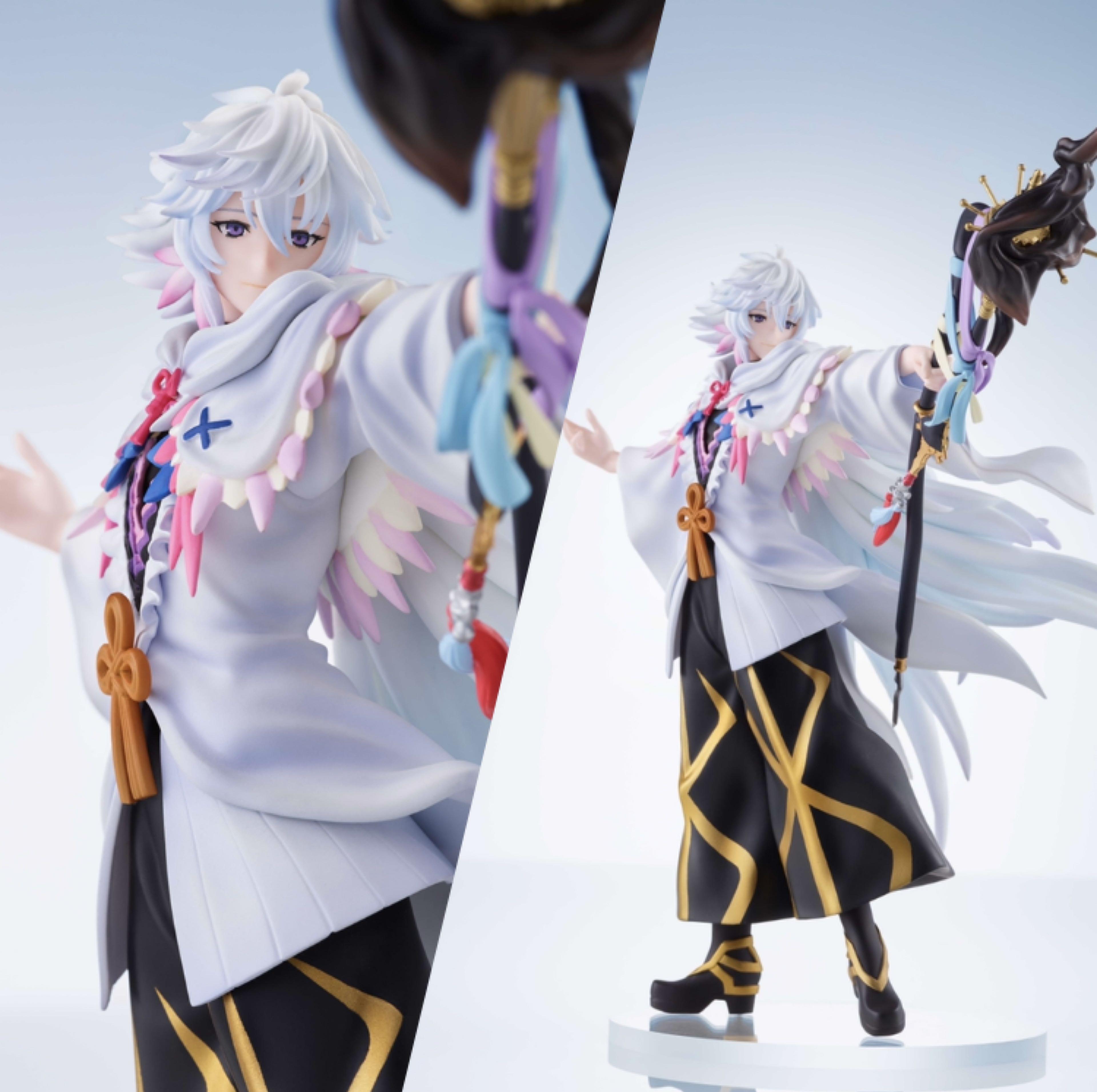 全新現貨aniplex Fate Grand Order Fgo Caster 梅林merlin 梅莉花之魔術師conofig Cono Fig Pvc Figure 人型比例模型手辦擺件公仔 全新行版 興趣及遊戲 玩具 遊戲類