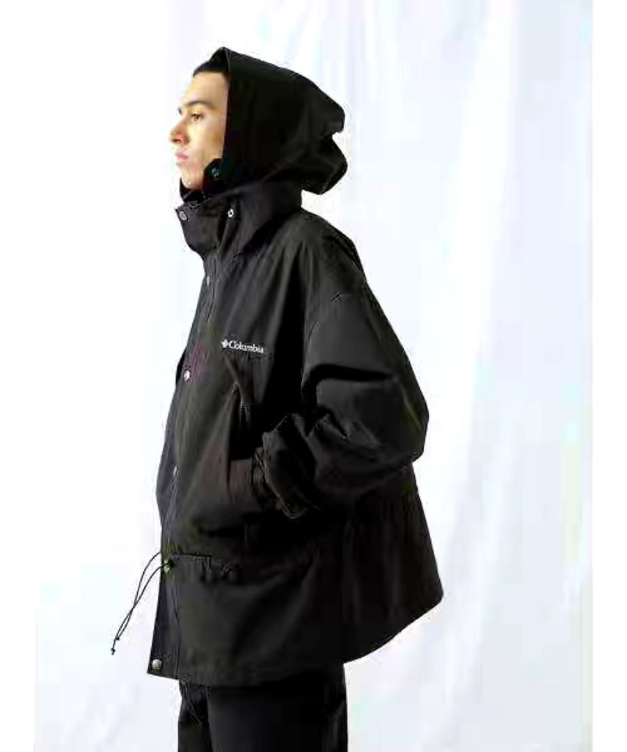 日版Columbia x monkey time black label Parka(Happy price), 男裝