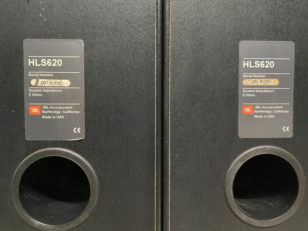 原裝進口 JBL HLS620 雙6.5吋 二音路喇叭一對 品項不錯聽音樂/看電影 的好選擇 美國製造, 耳機及錄音音訊設備