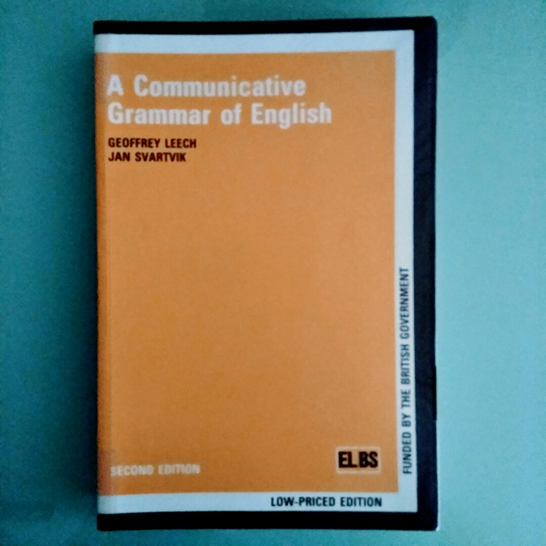 A Communicative Grammar of English By Geoffrey Leech, Jan