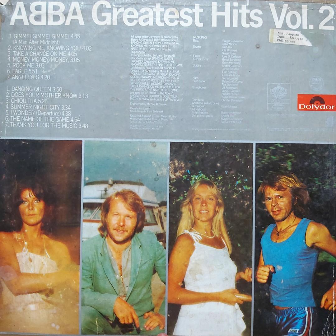 ABBA Greatest Hits Vol. Vinyl Record, Hobbies  Toys, Music  Media,  Vinyls on Carousell