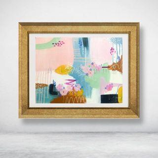 Abstract painting for sale w/ frame