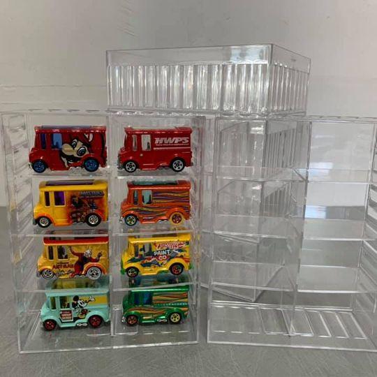 Box acrylic hot wheels hot sale
