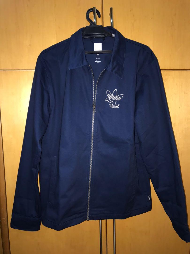 Adidas skateboarding jacket Men s Fashion Tops Sets Hoodies