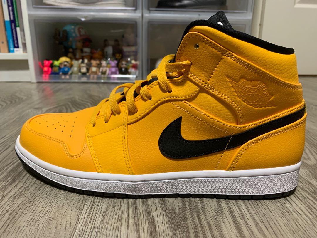 Air jordan 1 mid university gold cheap