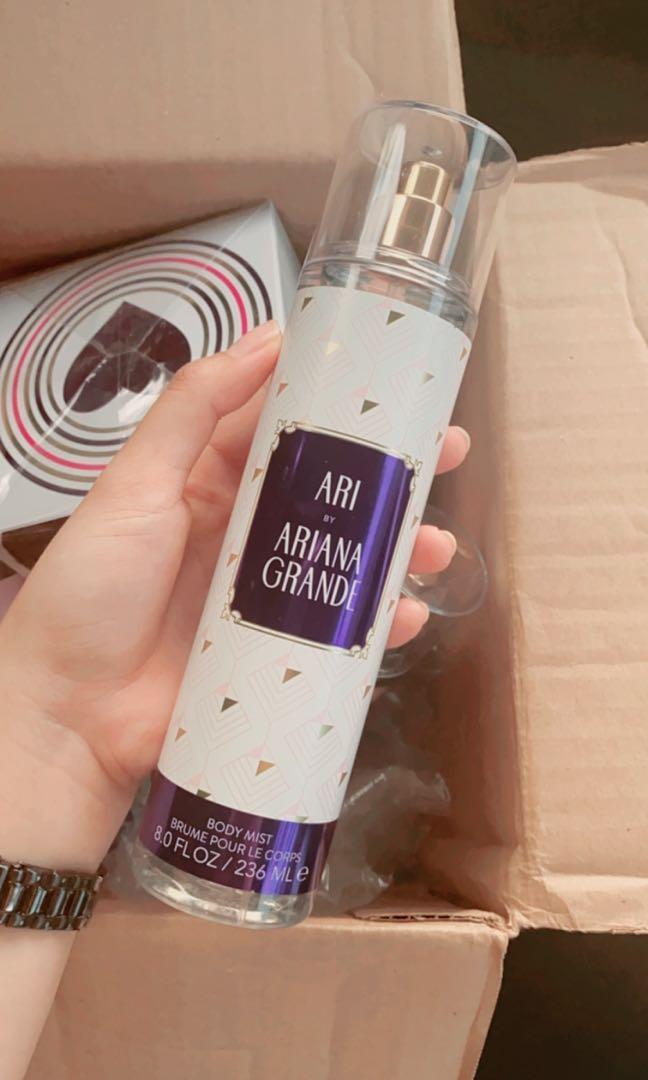 Ariana grande body mist ari top