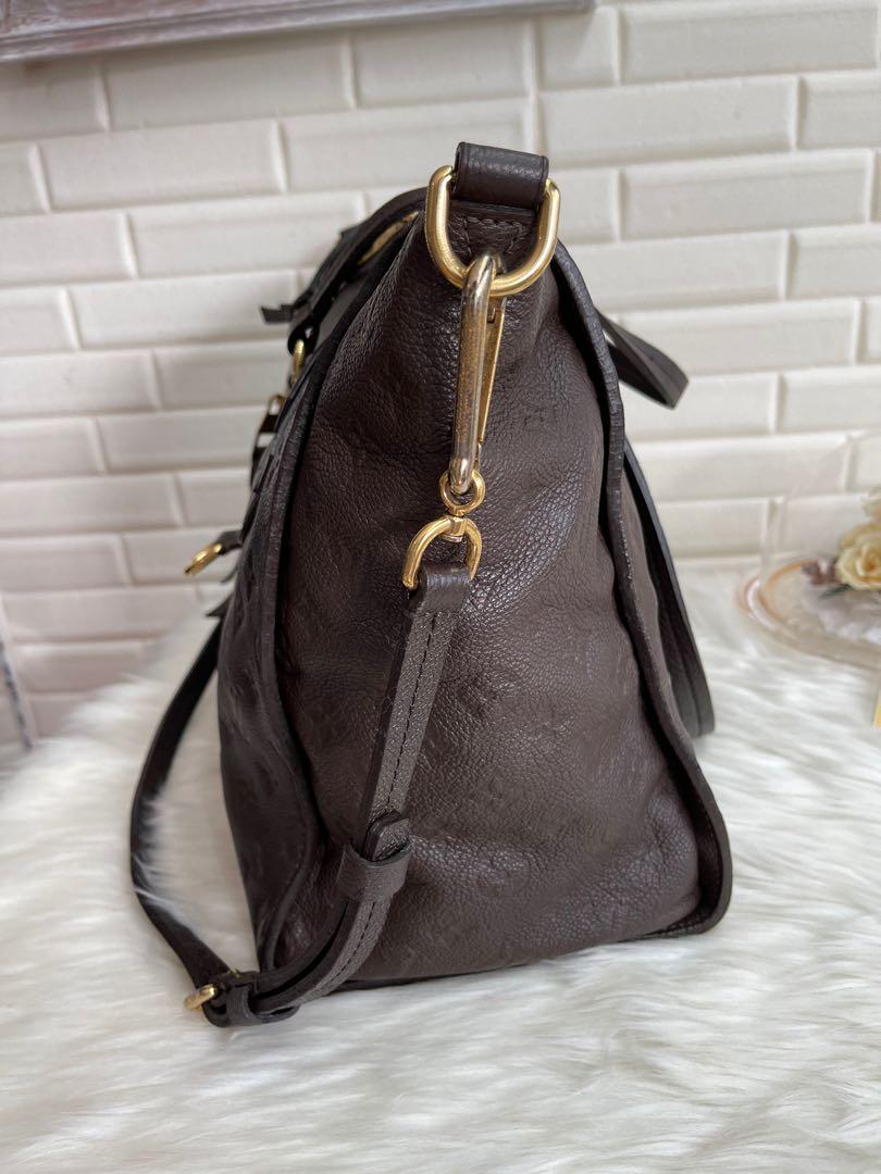 LOUIS VUITTON Ombre Lumineuse PM Brown Empriente Leather 2 Way