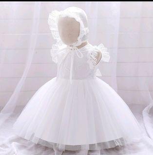 Baptismal Dress for Babies with Accessories