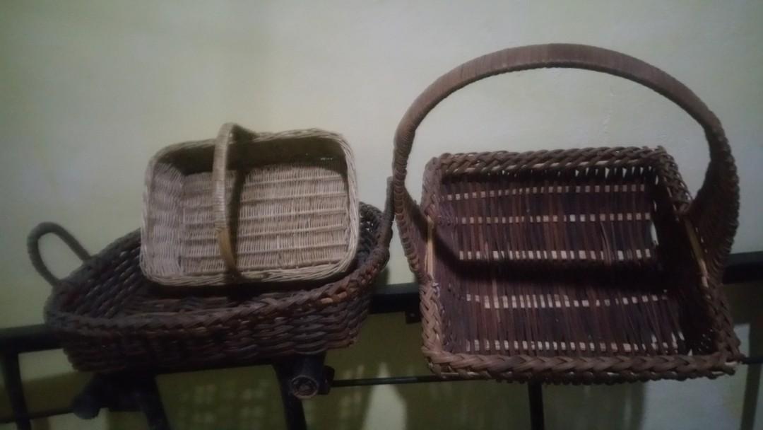 Basket 3pcs + Pillow Bundle (Category: Home Improvement Tools & Accessories) located in Manila. Submitted by anthonyhearts24 (Listing ID 1107397061, Image 1). Description: For sale basket 3 pcs Native Hello Kitty Pillow Take all 250 Meetup: Monumento area or deliver(lalamove) pls text or call if interested hindi po ako laging online 09077333355 thanks po.