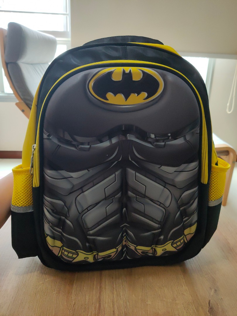 Batman A4 size school bag, Babies & Kids, Babies & Kids Fashion on