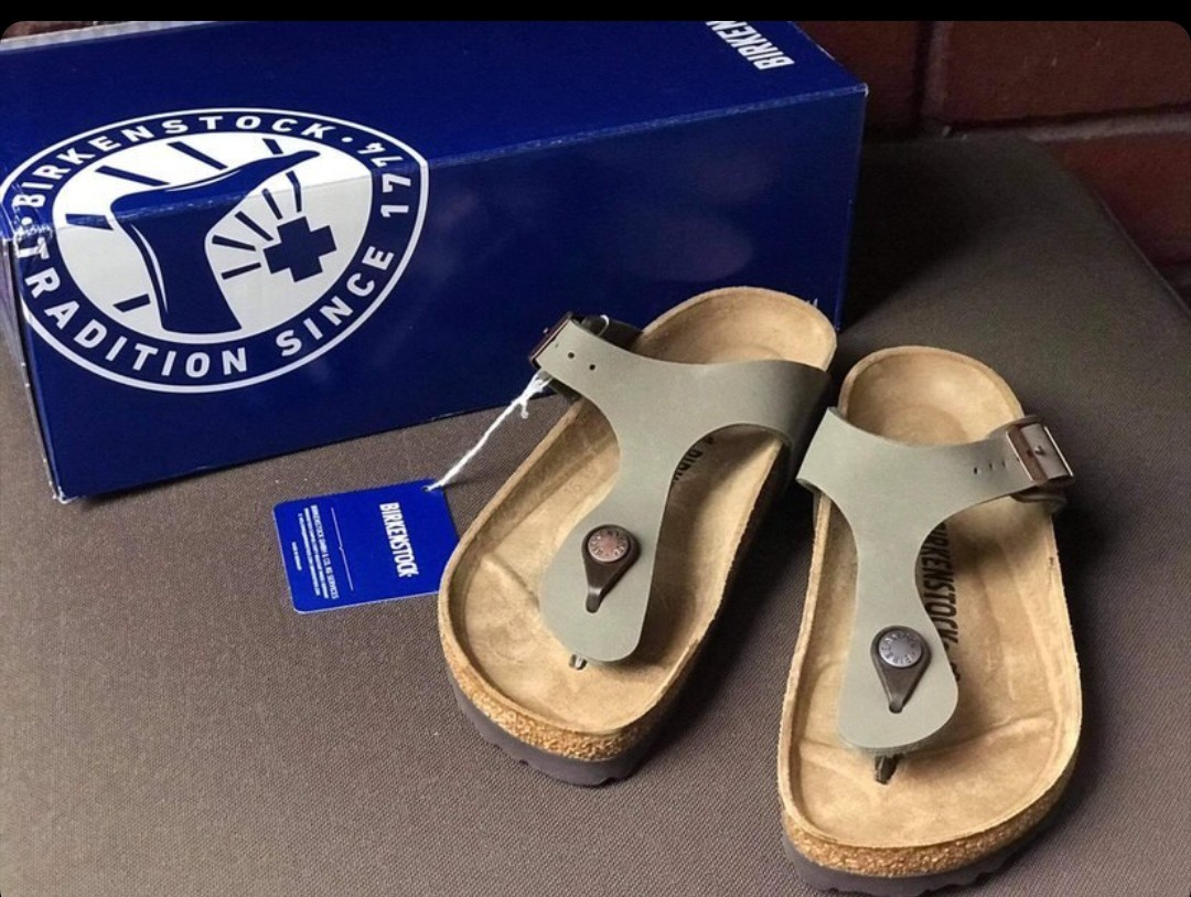 Birkenstock Gizeh, Women's Fashion, Footwear, Flats & Sandals on Carousell