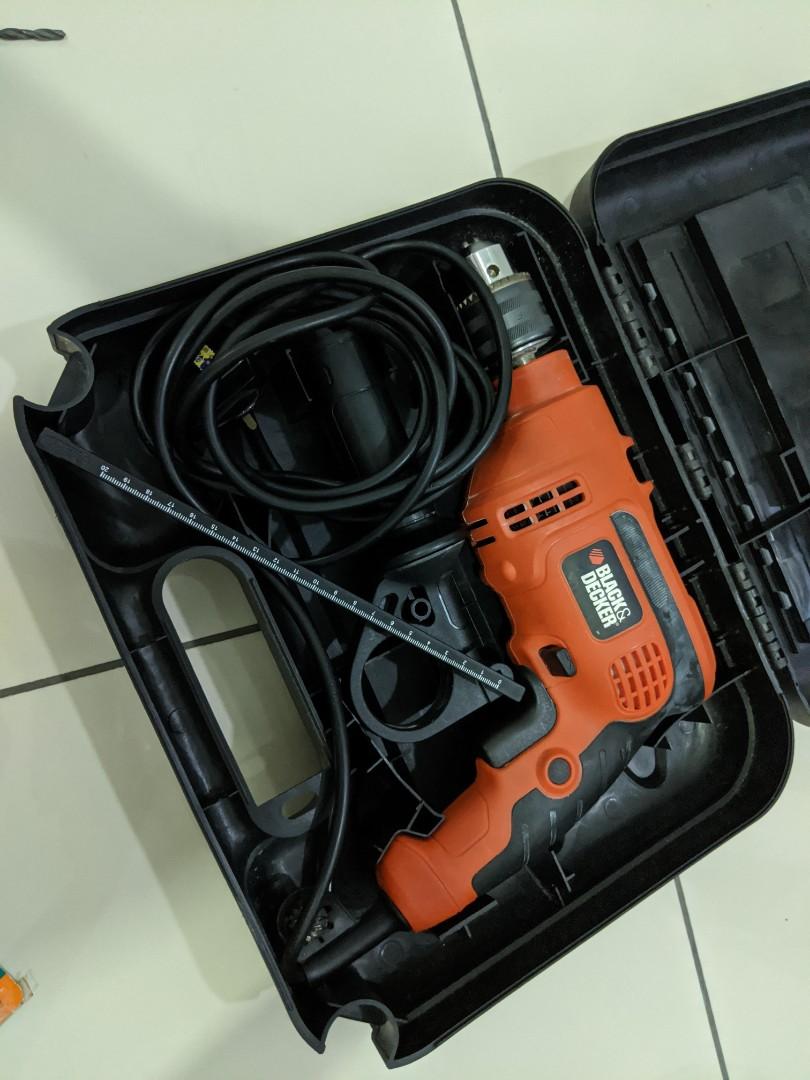 Black and decker hammer drill 550w sales