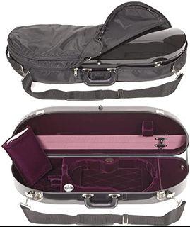 Bobelock 1047 Half Moon Shell Violin Case- Travel Cover