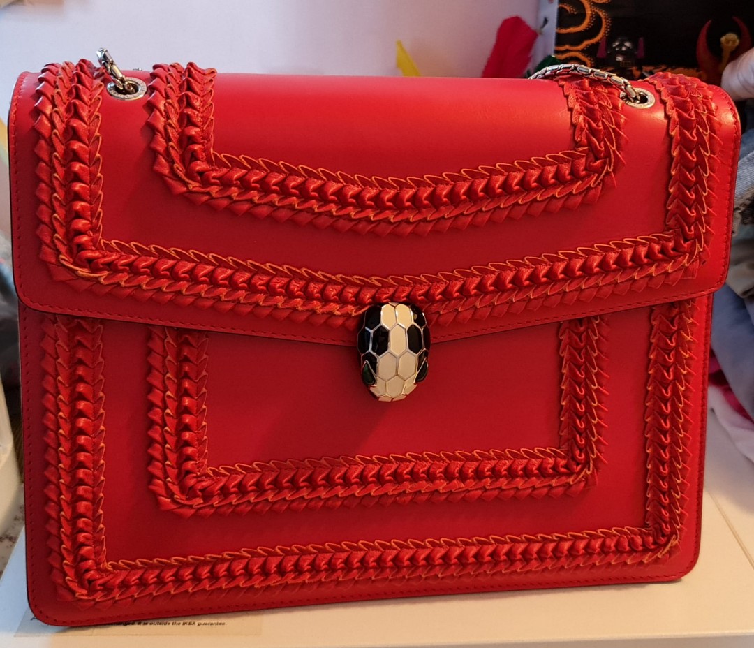 Bvlgari bag red top