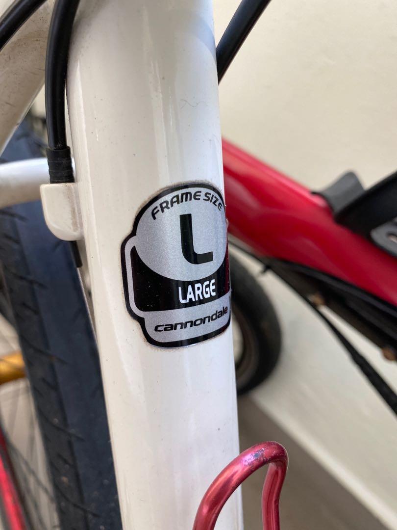 Cannondale f7 size chart 2025