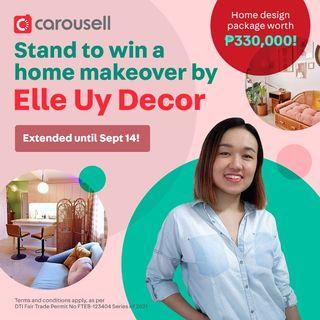 Carousell Life Makeover: Stand to win a home makeover by Elle Uy worth P330,000!
