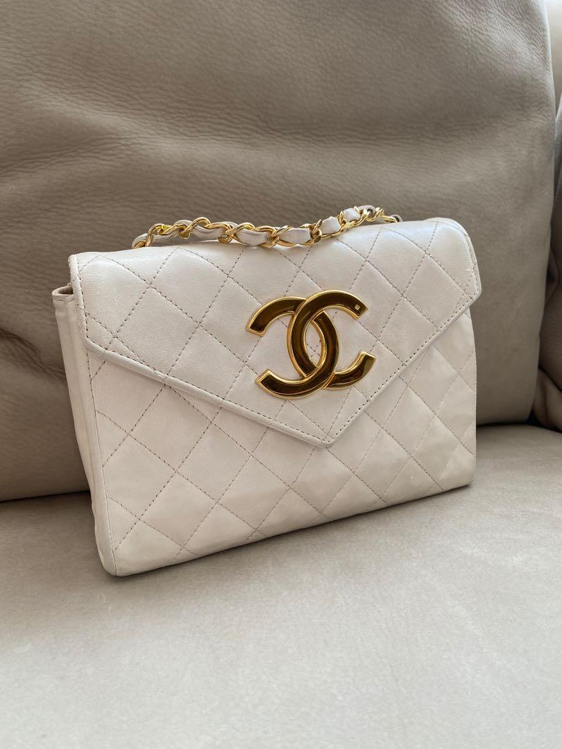 Chanel Jumbo Logo Runway Transparent Bag Black Handbag Gold Chain