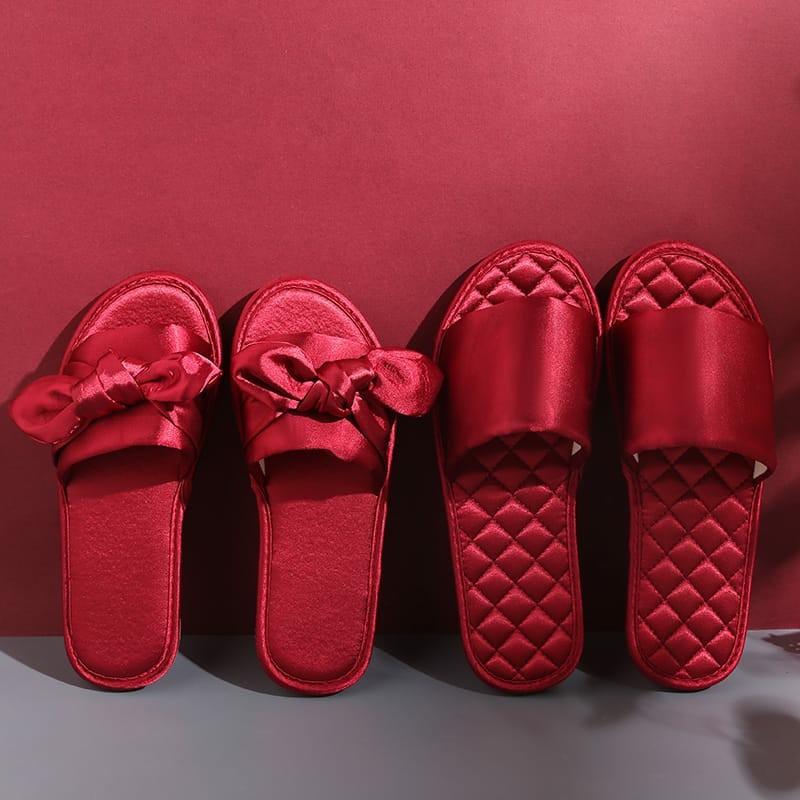 Maroon slippers sale