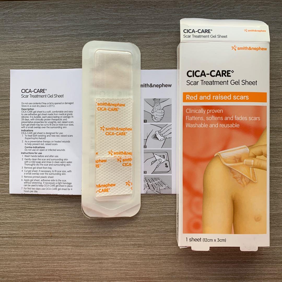 CICACARE Scar Treatment Gel Sheet, Health & Nutrition, Medical