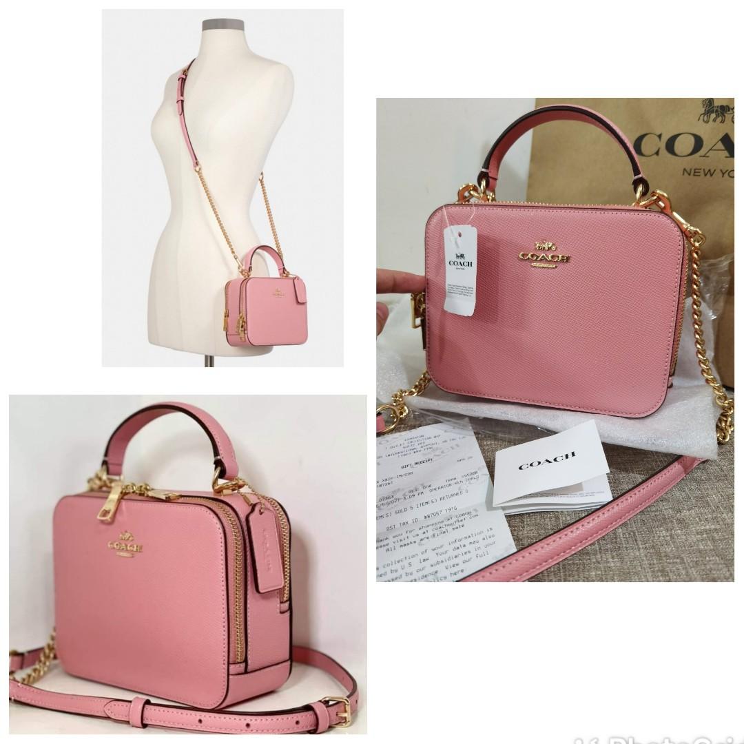 COACH Box Crossbody Bag in Pink