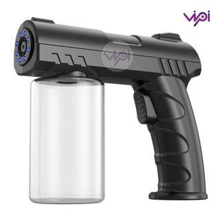 Covid-19, virus, kill, remove, guns, spray gun handheld, blue light, nano, fog, sterilization, usb, steam spray, wireless, atomizing, sanitizer, machine, uv, smoke