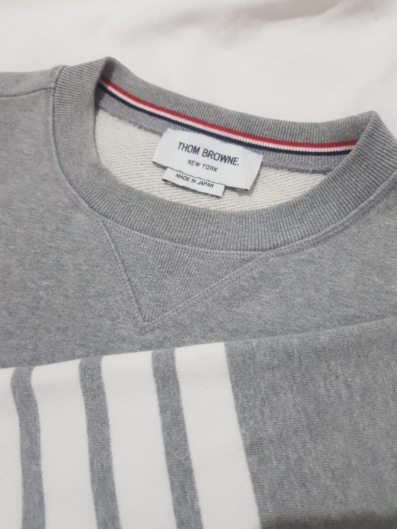 Crewneck Thom Browne Original, Fesyen 