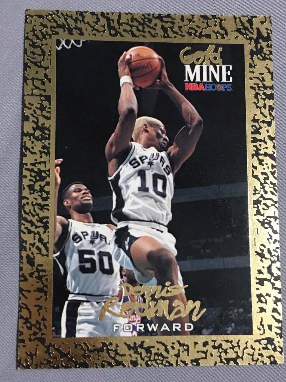 DENNIS RODMAN NBA Hoops GOLD MINE (Category: Raw Singles) located in Las Pinas. Submitted by aaacollection (Listing ID 1107263315, Image 1). Description: DENNIS RODMAN 1995 NBA Hoops GOLD MINE Card #448 .