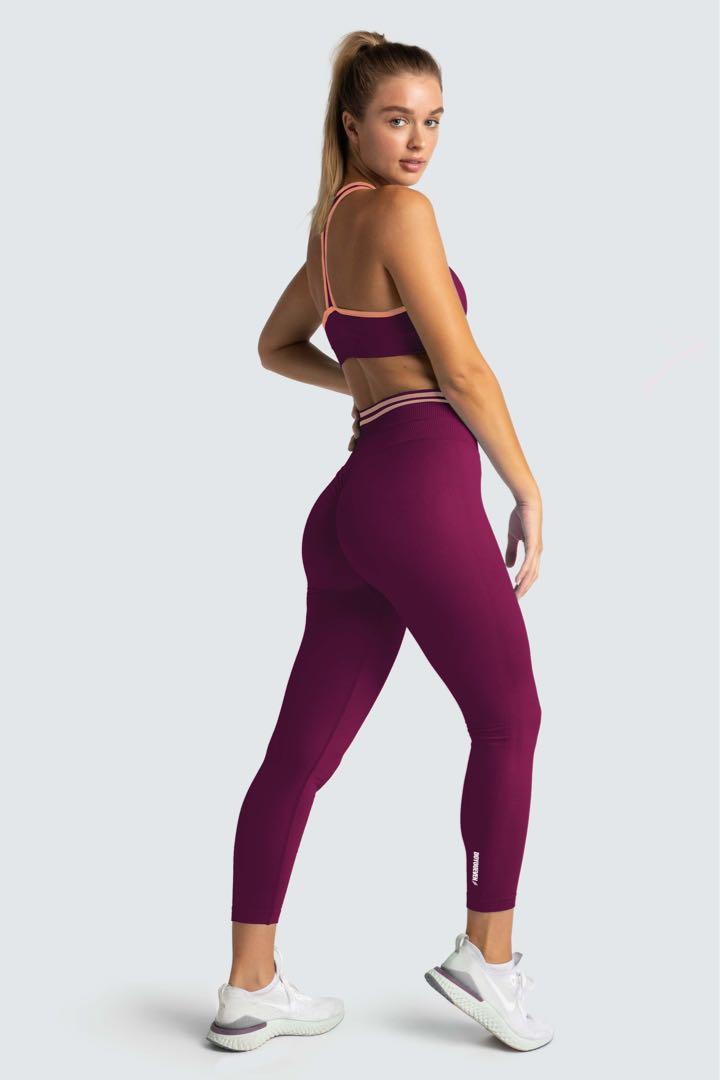 Doyoueven Dye Scrunch Seamless Leggings - Bright White