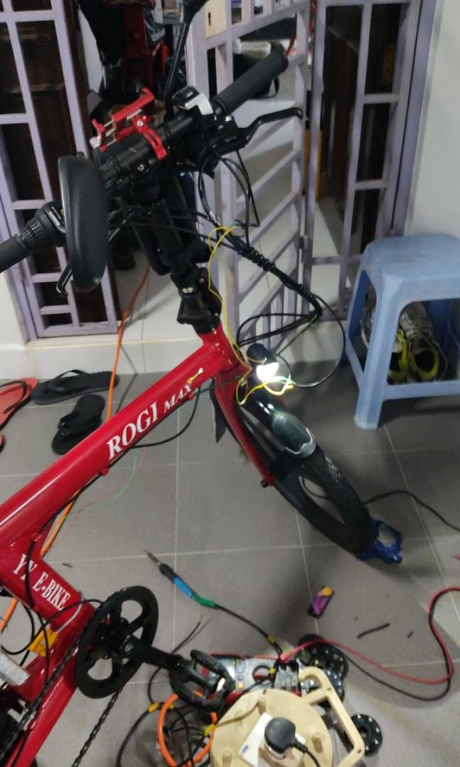 Ebike modification (Category: E-Scooters & E-Bikes) located in Singapore. Submitted by theboyscoots (Listing ID 1001893189, Image 4). Description: welcome to theboyscoots home of battery building and customisations 🚀My location: Bukit Panjang🚀 NOTE: I’m not selling the ebike only doing modifications to your ebikes. ALL E-BIKES MODDED ARE STRICTLY FOR IMPORT AND EXPORT USAGE ONLY. With over 100 ebikes/escooter and counting being modified, rest a