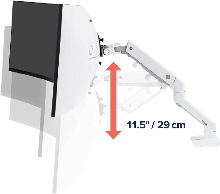 Ergotron HX Ultrawide Monitor Arm Desk Mount with HD Pivot for for