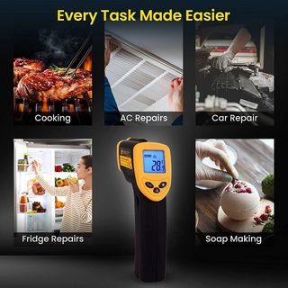 Professional Digital LCD Infrared Thermometer Non-contact IR