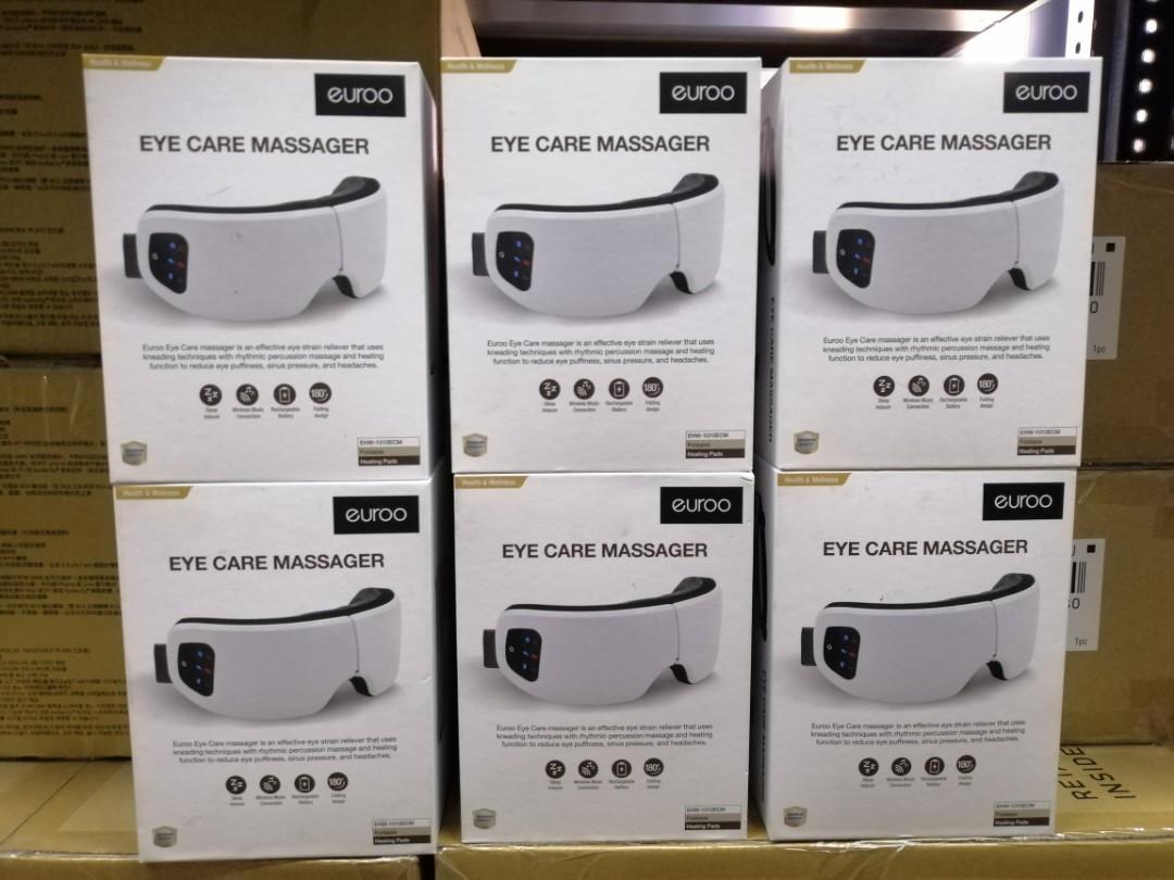 Euroo EHW-1010ECM Eye Massager (Category: Massage Devices) located in Quezon City. Submitted by you-need-to-hear-this (Listing ID 1107251921, Image 1). Description: Euroo EHW-1010ECM Eye Massager SRP 5499 👉Same-day delivery we got for you! 👉Applicable for paid order until 4pm (Monday - Friday) within Metro Manila only. 💯 Guaranteed Authentic 💯 Authorized Service Center 💯 Authorized Distributor 💯 Brand New and Sealed 💯 1 year warranty 👉 Ac