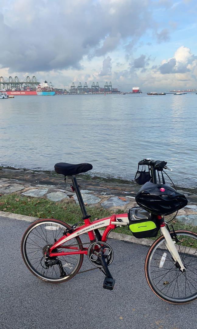 Ferrari 20 inch 700cc Folding bike Sports Equipment Bicycles Parts Bicycles on Carousell