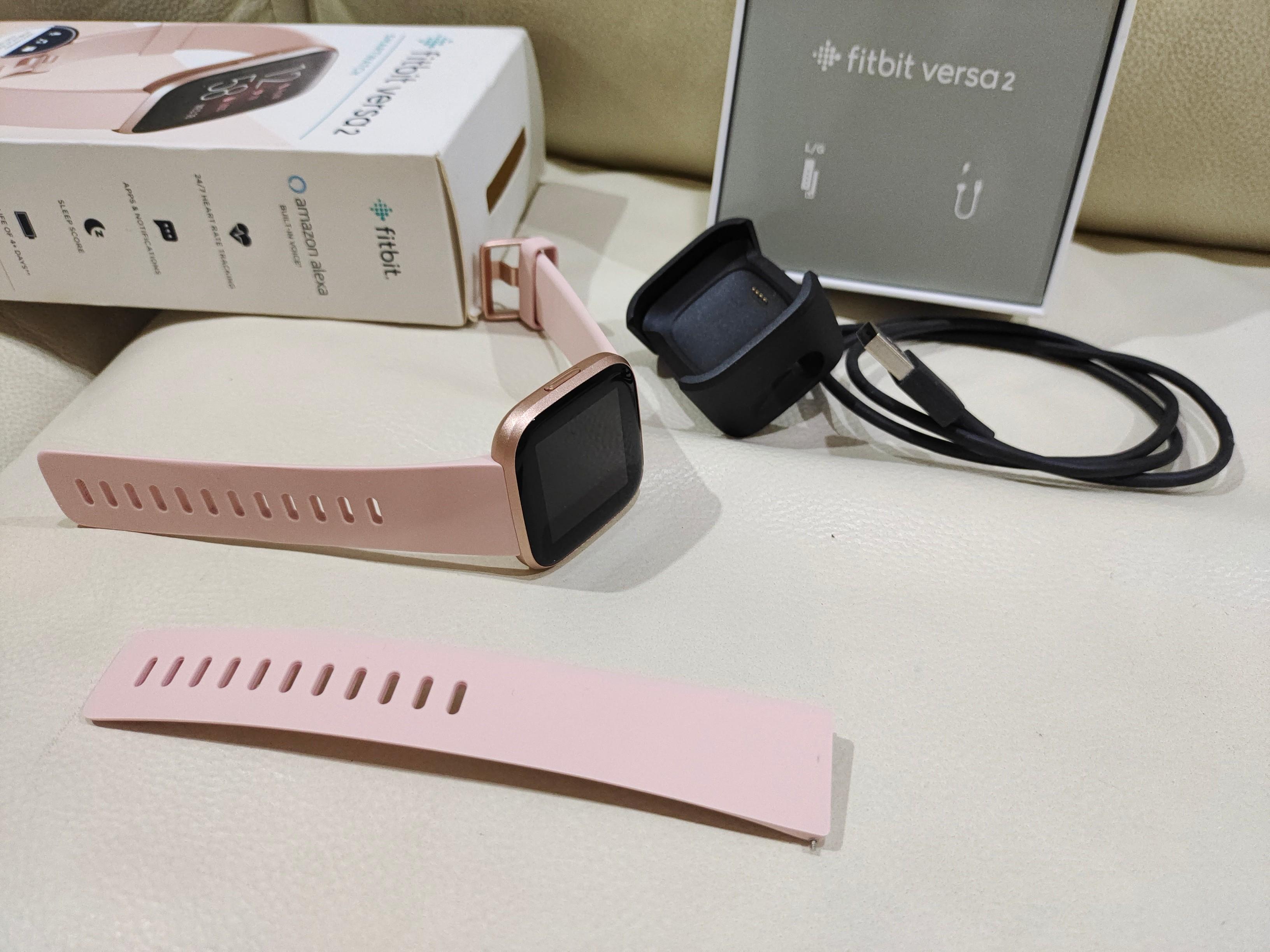 Fitbit versa periwinkle shop amazon