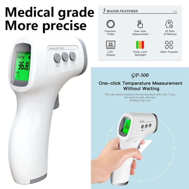 Thermometer (Category: Thermometers) located in Manila. Submitted by laniefg (Listing ID 1107431072, Image 2). Description: Forehead Gun Type Infrared Thermometer - Tri-color - 32 sets memory - LCD Display - One Click Measurment without waiting Time - Triple A Battery included.