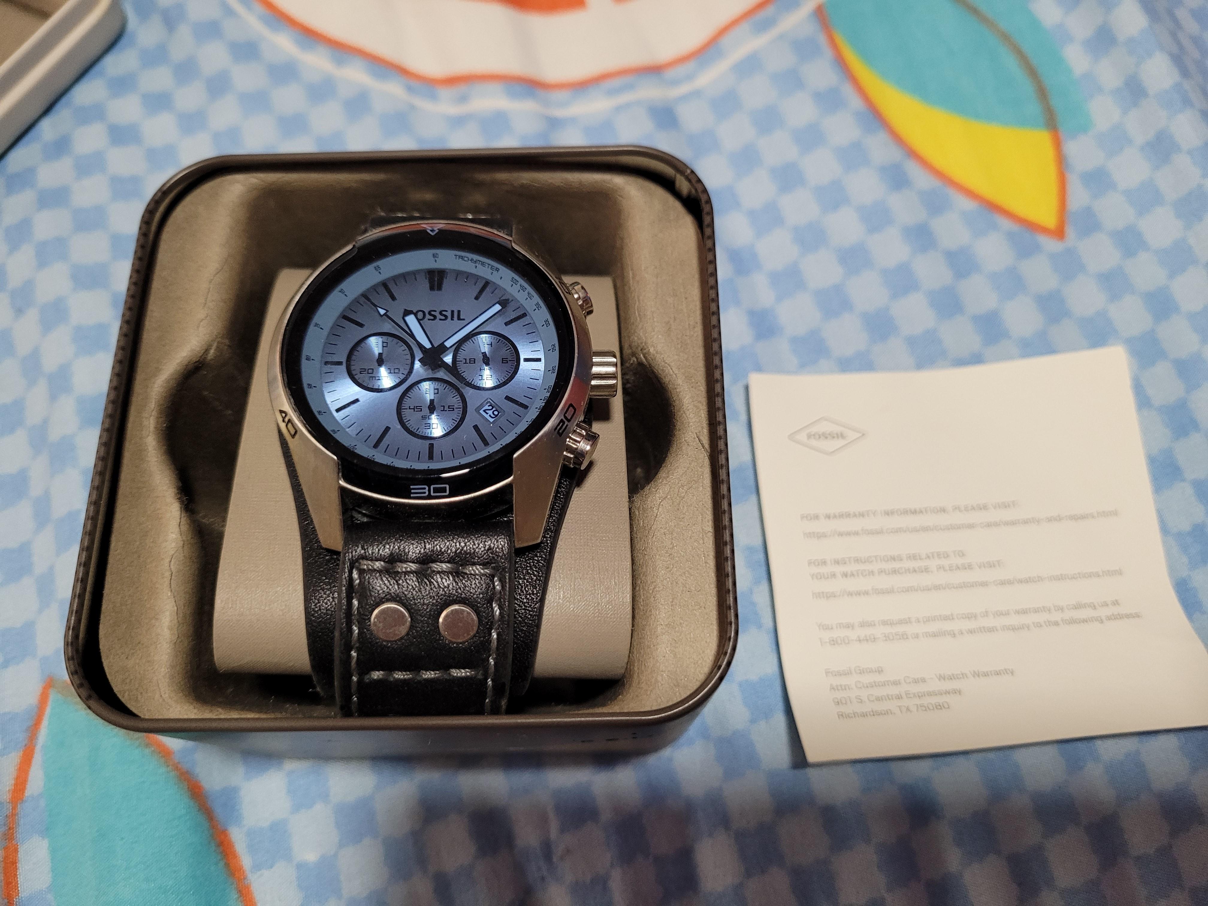 Fossil watch instructions shop