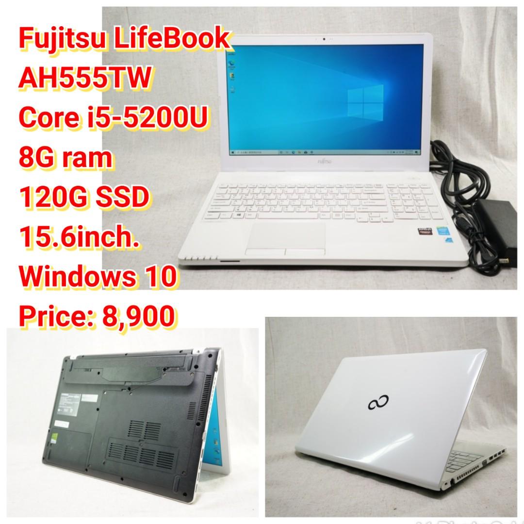 Fujitsu LifeBook AH555TW Core i5-5200U, 電腦及科技產品, 電腦周邊