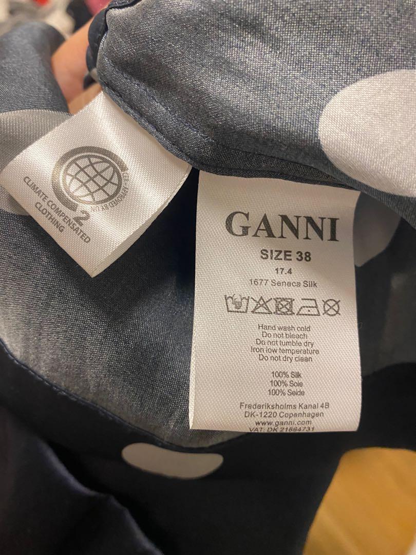 GANNI silk top Women s Fashion Tops Blouses on Carousell