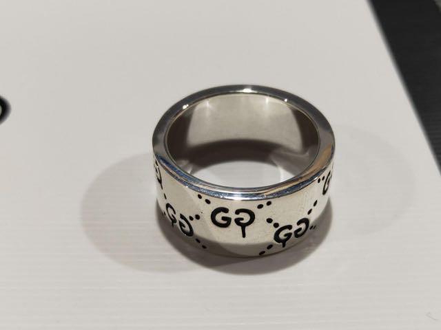 Gucci Ghost ring 9mm 12mm thickness chrome hearts Women s Fashion
