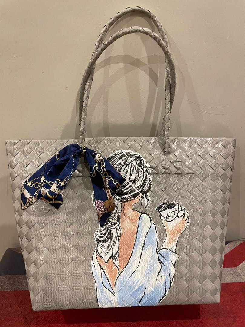 Bayong shop bag painting