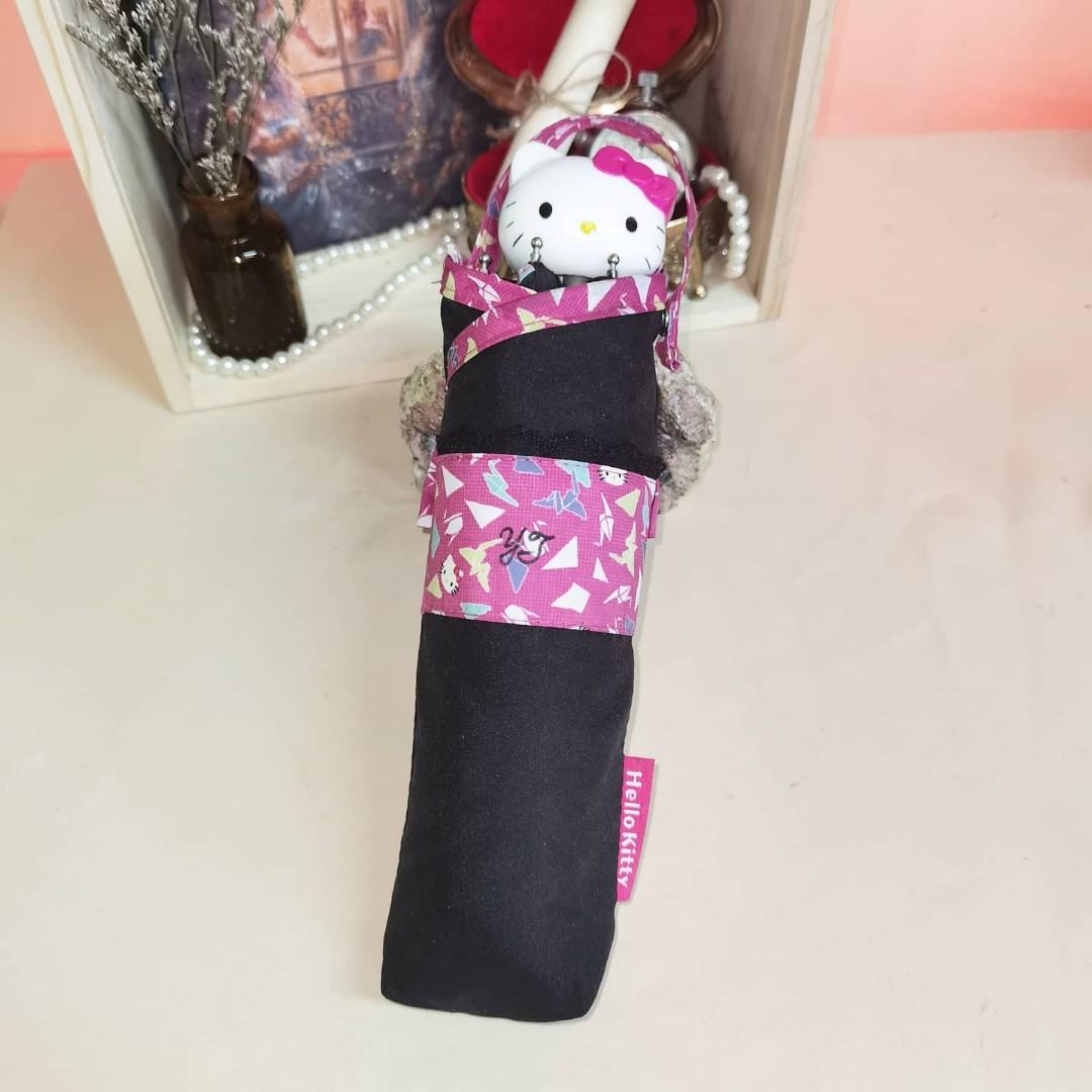 Hello kitty Umbrella (Category: Umbrellas) located in Valenzuela. Submitted by shikkufindsmla (Listing ID 1107356579, Image 1). Description: Kimono Hello kitty folding umbrella -Can pass as new *Issue: written initials and name (see photo) ₱580 only.