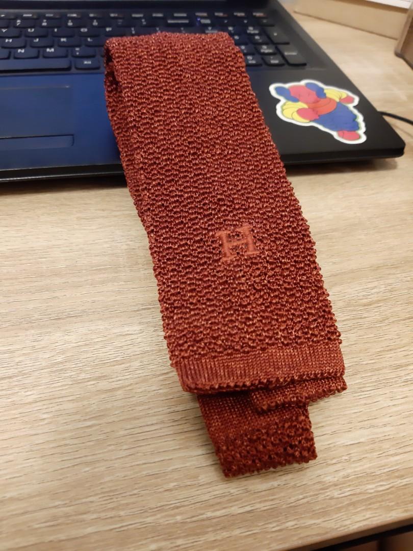 Hermes knitted tie clearance