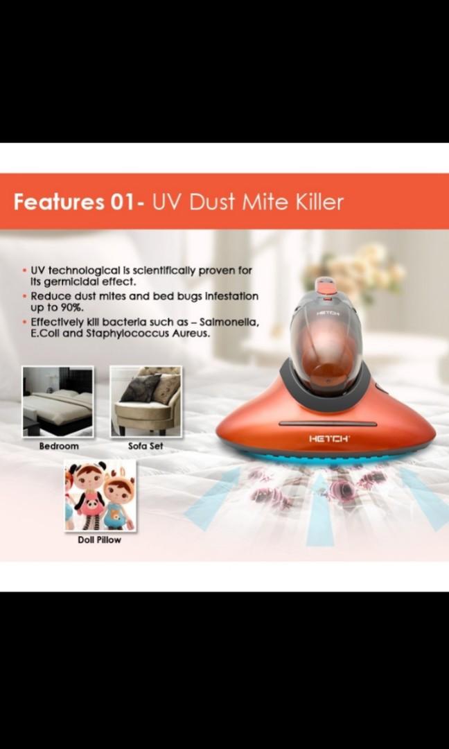 HETCH Multifunction UV Vacuum Cleaner Dust Mite Killer UVC1405HC, TV