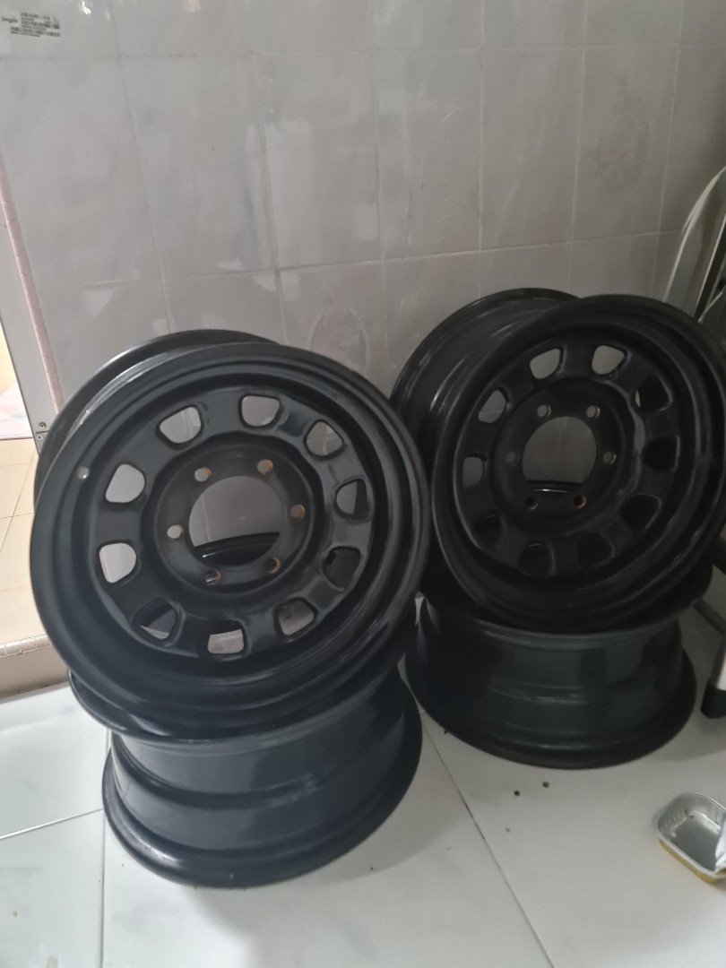 Hiace rim, Car Accessories, Tyres & Rims on Carousell