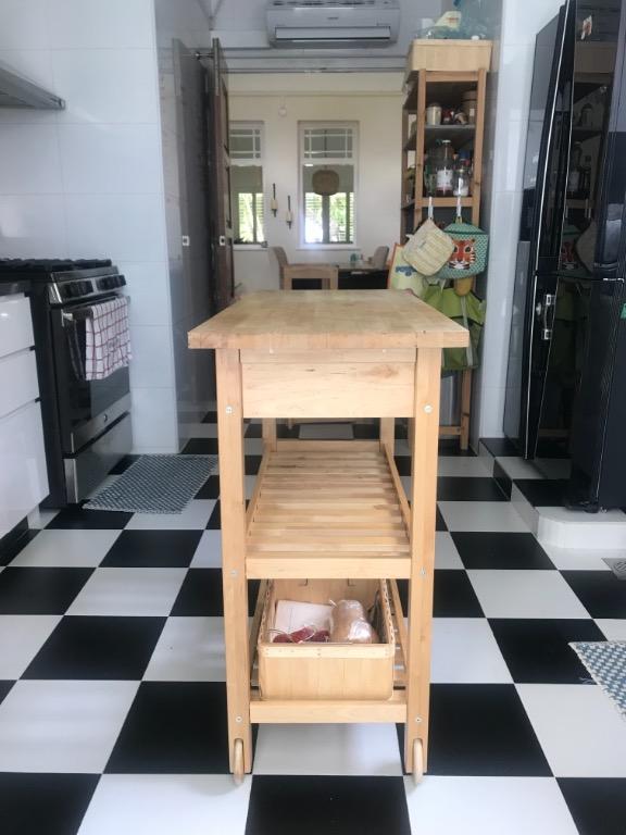 IKEA Kitchen Island (Cart), Furniture & Home Living, Furniture, Tables
