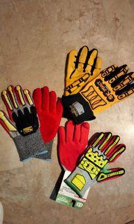 Impact gloves for working or motorcycle