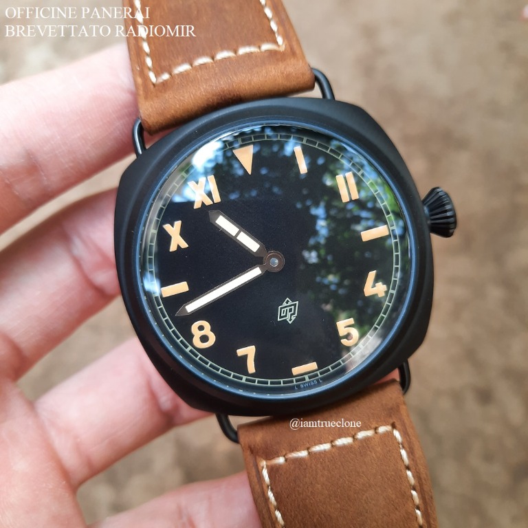 Jam tangan Officine Panerai Brevettato Radiomir no Omega or Rolex